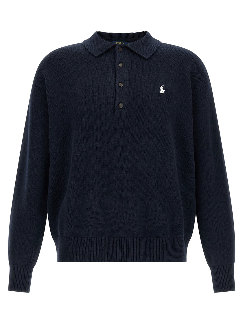 Polo Ralph Lauren Blauer Baumwollcardigan
