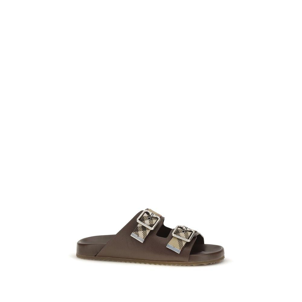 Burberry Brown Goat Leather Sandals