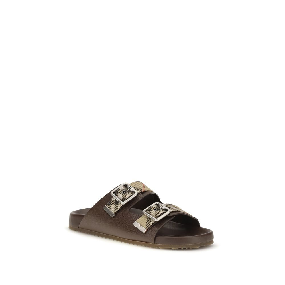 Burberry Brown Goat Leather Sandals