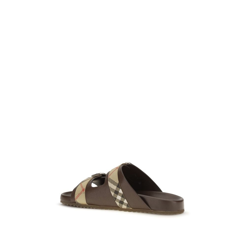Burberry Brown Goat Leather Sandals