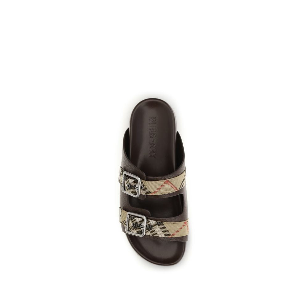Burberry Brown Goat Leather Sandals