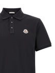 Moncler Blaues Baumwoll-Polohemd