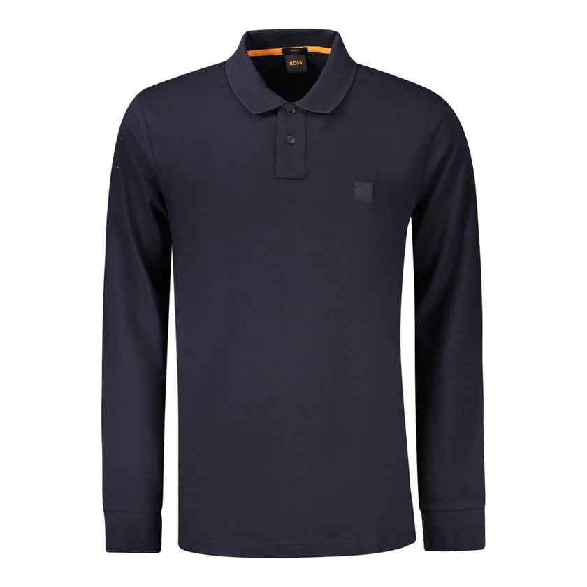 Hugo Boss Blaues Baumwoll-Poloshirt für Herren