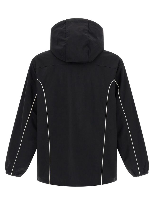 Diesel Schwarze Polyamid-Shell-Jacke