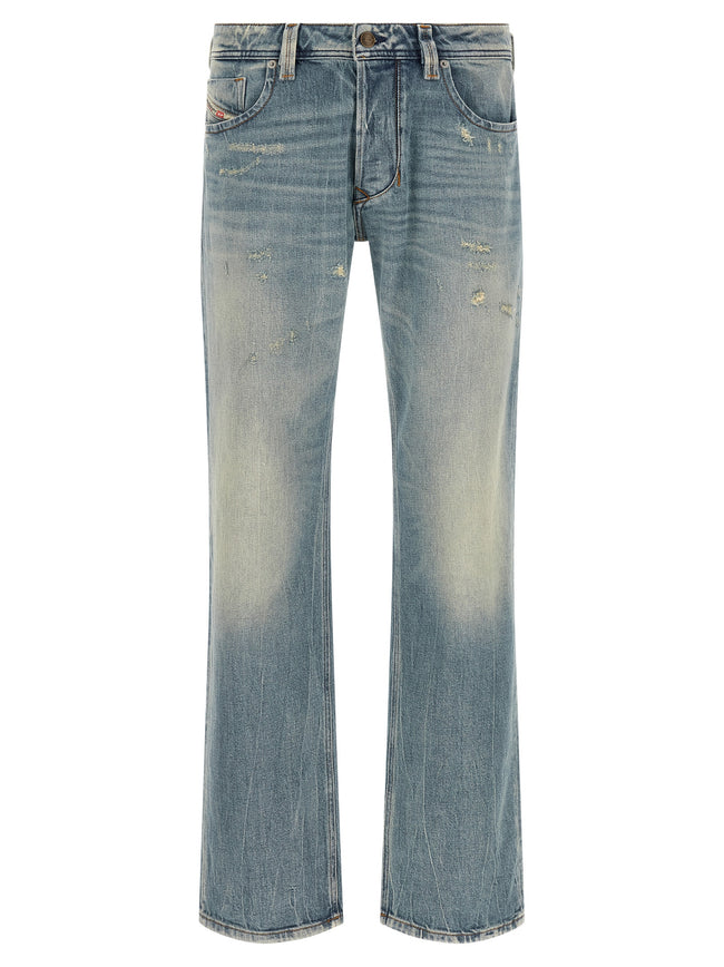 Diesel Straight-Leg Jeans aus Baumwolle in Blau
