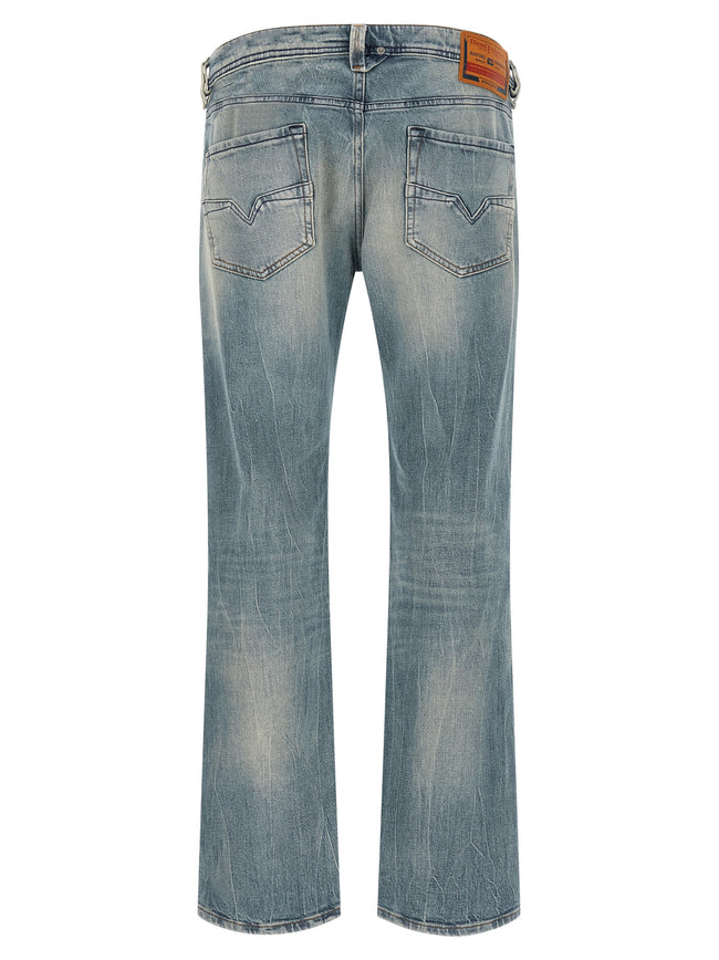 Diesel Straight-Leg Jeans aus Baumwolle in Blau