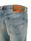 Diesel Blaue Jeans aus Baumwolle im geraden Schnitt