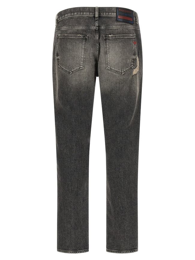 Diesel Gray Cotton Skinny Jeans