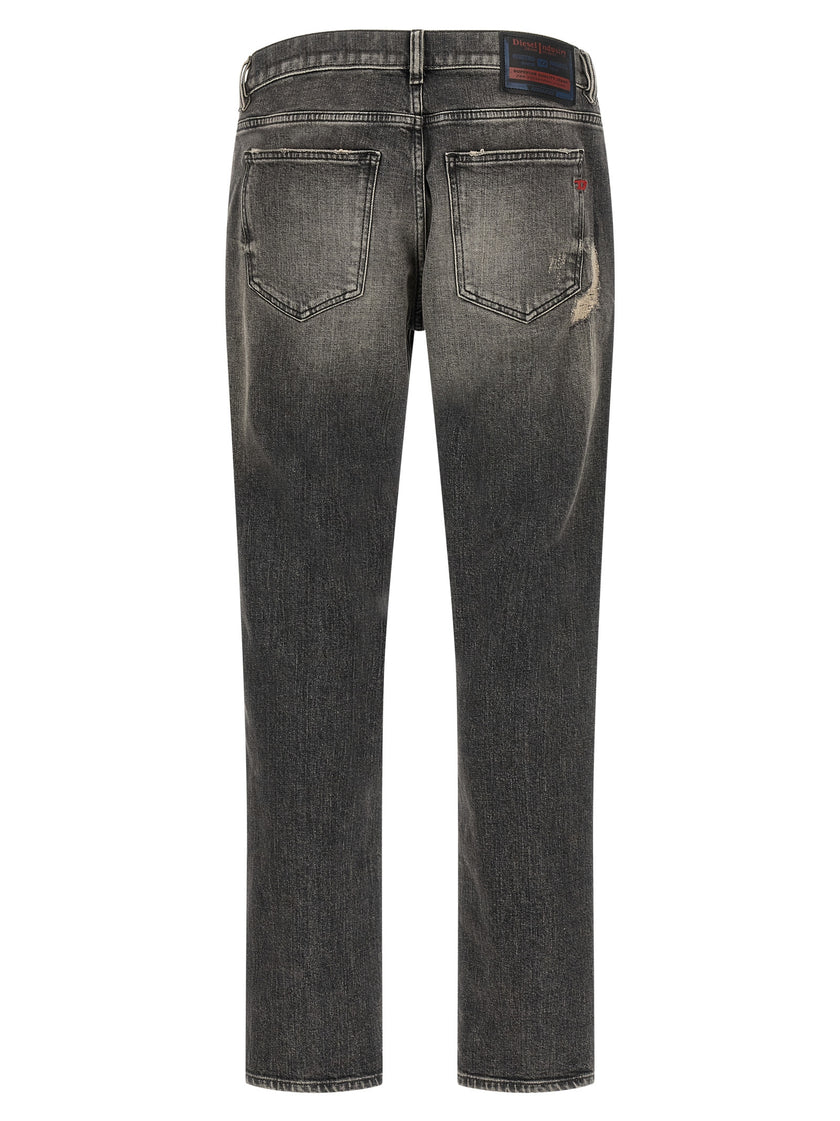 Diesel Graue Skinny Jeans aus Baumwolle