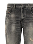 Diesel Graue Skinny Jeans aus Baumwolle