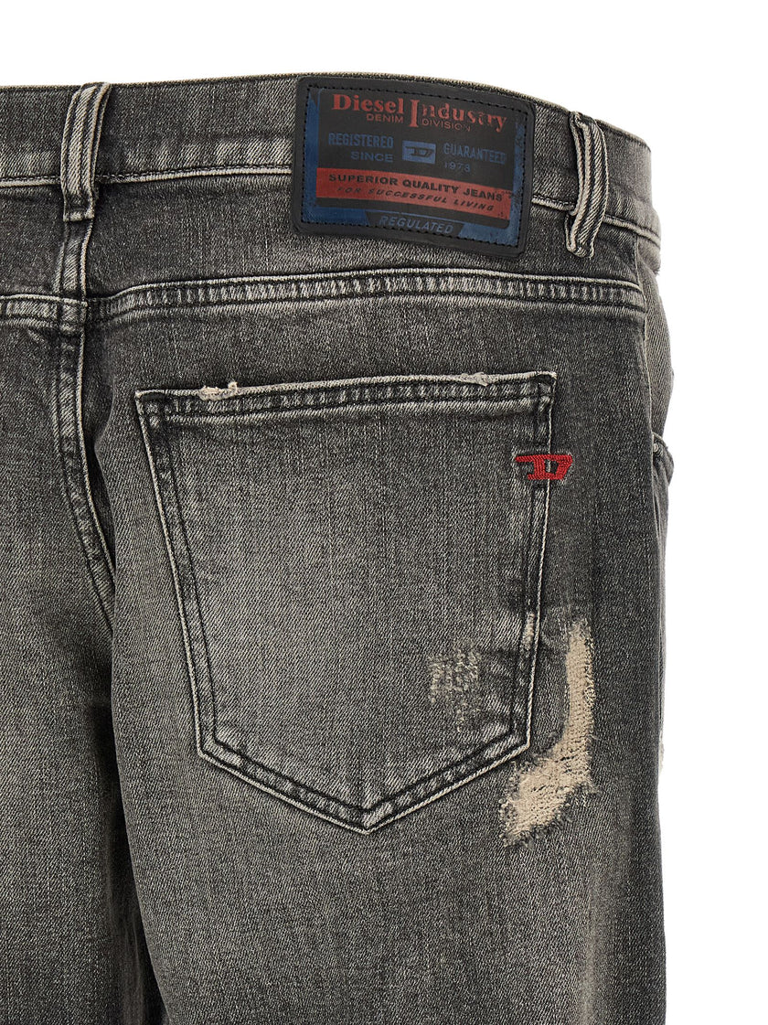 Diesel Graue Skinny Jeans aus Baumwolle