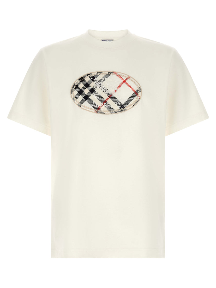 Burberry Weißes Baumwoll-T-Shirt