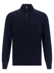 Brunello Cucinelli Blauer Kaschmir-Cardigan