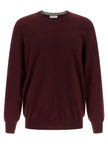 Brunello Cucinelli Kaschmir-Strickjacke in Bordeaux