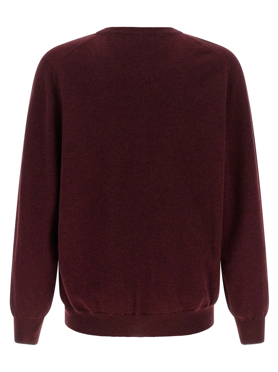 Brunello Cucinelli Cashmere Cardigan in Burgundy