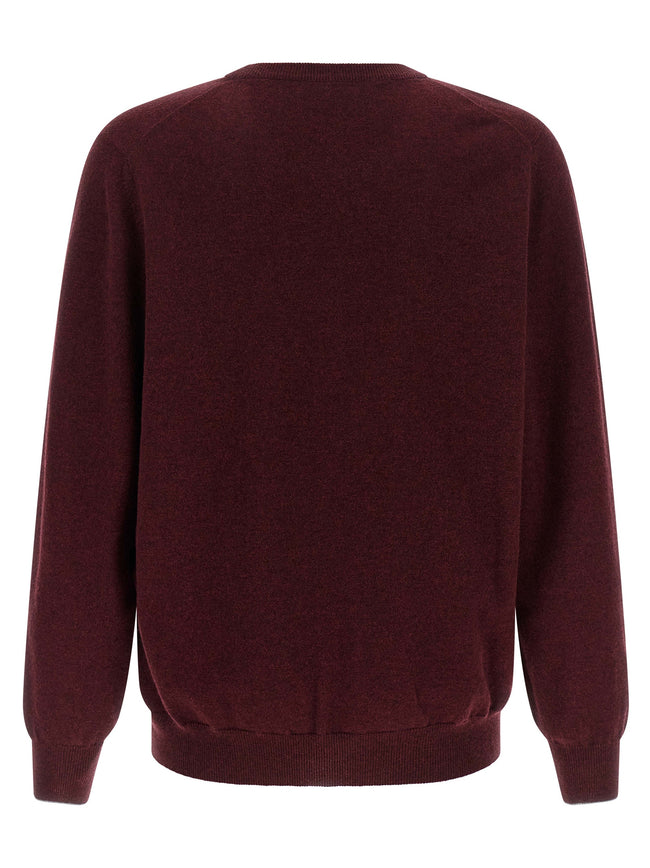 Brunello Cucinelli Cashmere Cardigan in Burgundy