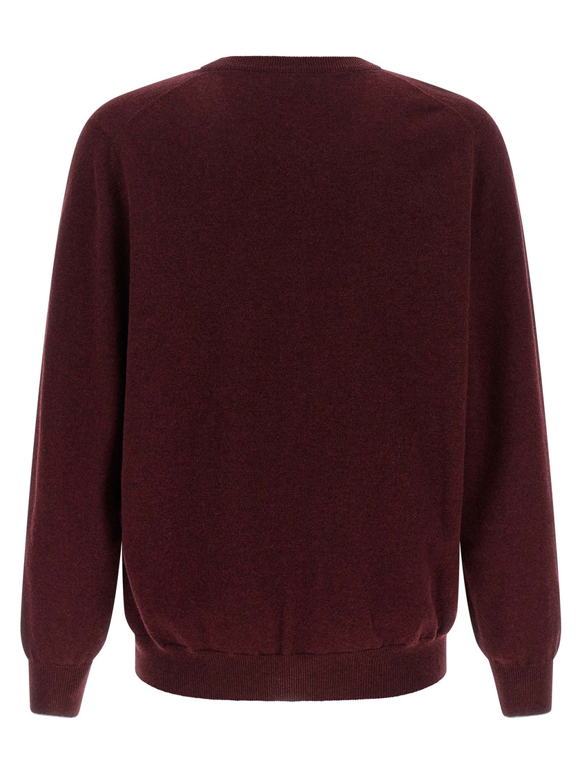 Brunello Cucinelli Kaschmir-Strickjacke in Bordeaux