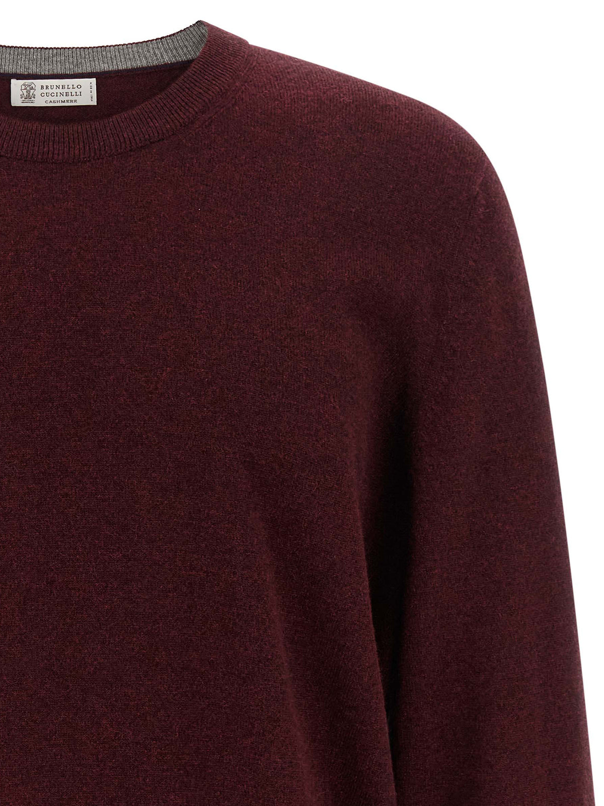 Brunello Cucinelli Cashmere Cardigan in Burgundy
