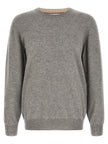 Brunello Cucinelli Grauer Kaschmir-Strickjacke