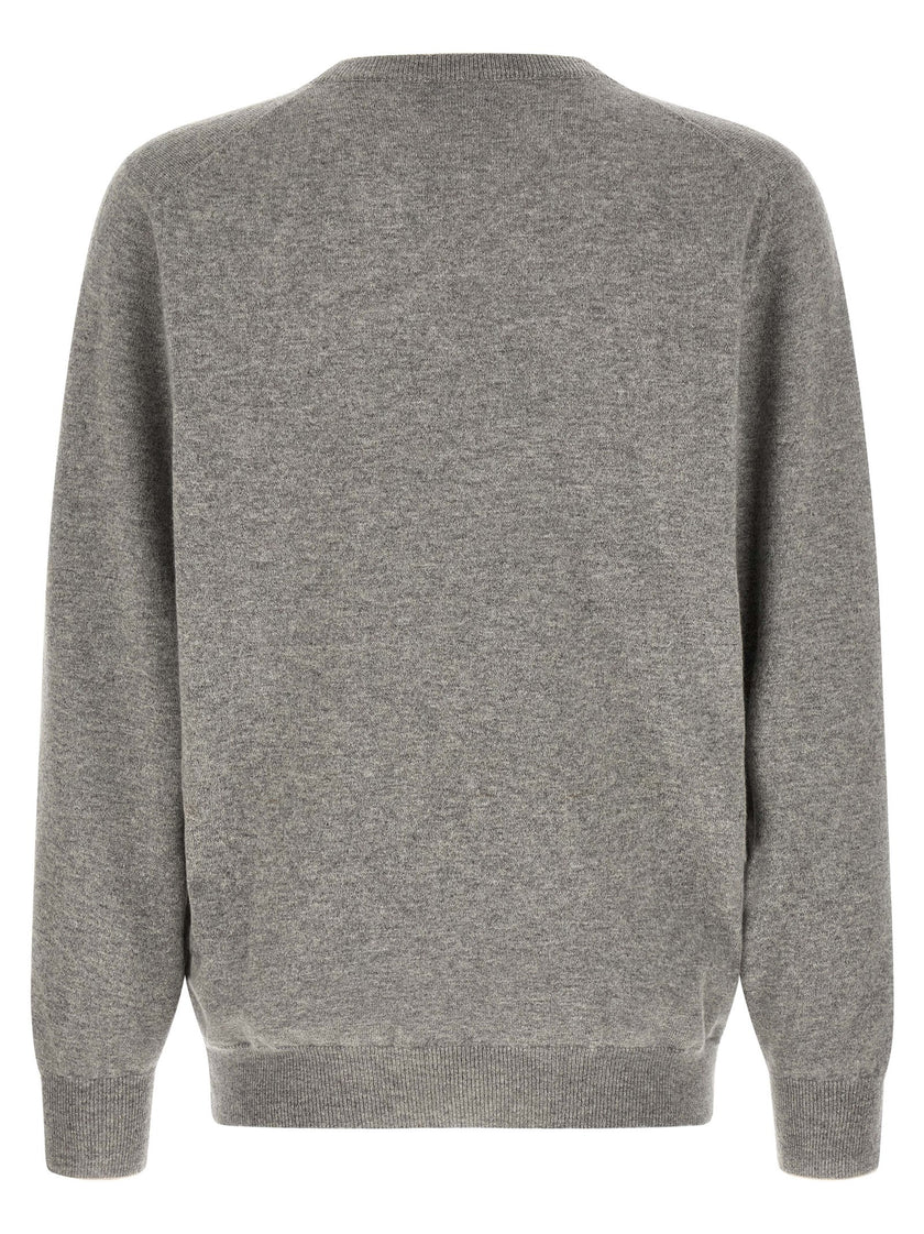 Brunello Cucinelli Grauer Kaschmir-Strickjacke