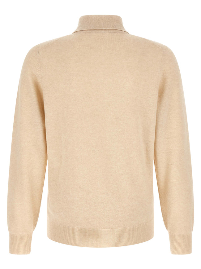 Brunello Cucinelli Beiges Kaschmir-Polohemd