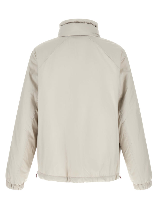 Brunello Cucinelli Weiße Shell-Jacke aus Polyester