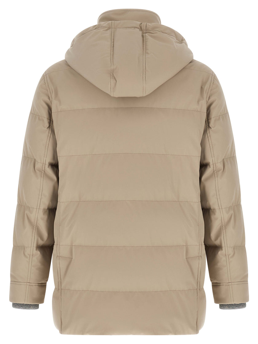 Brunello Cucinelli Beige Polyamid-Parka