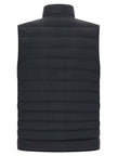 Brunello Cucinelli Ärmellose blaue Jacke aus Polyester
