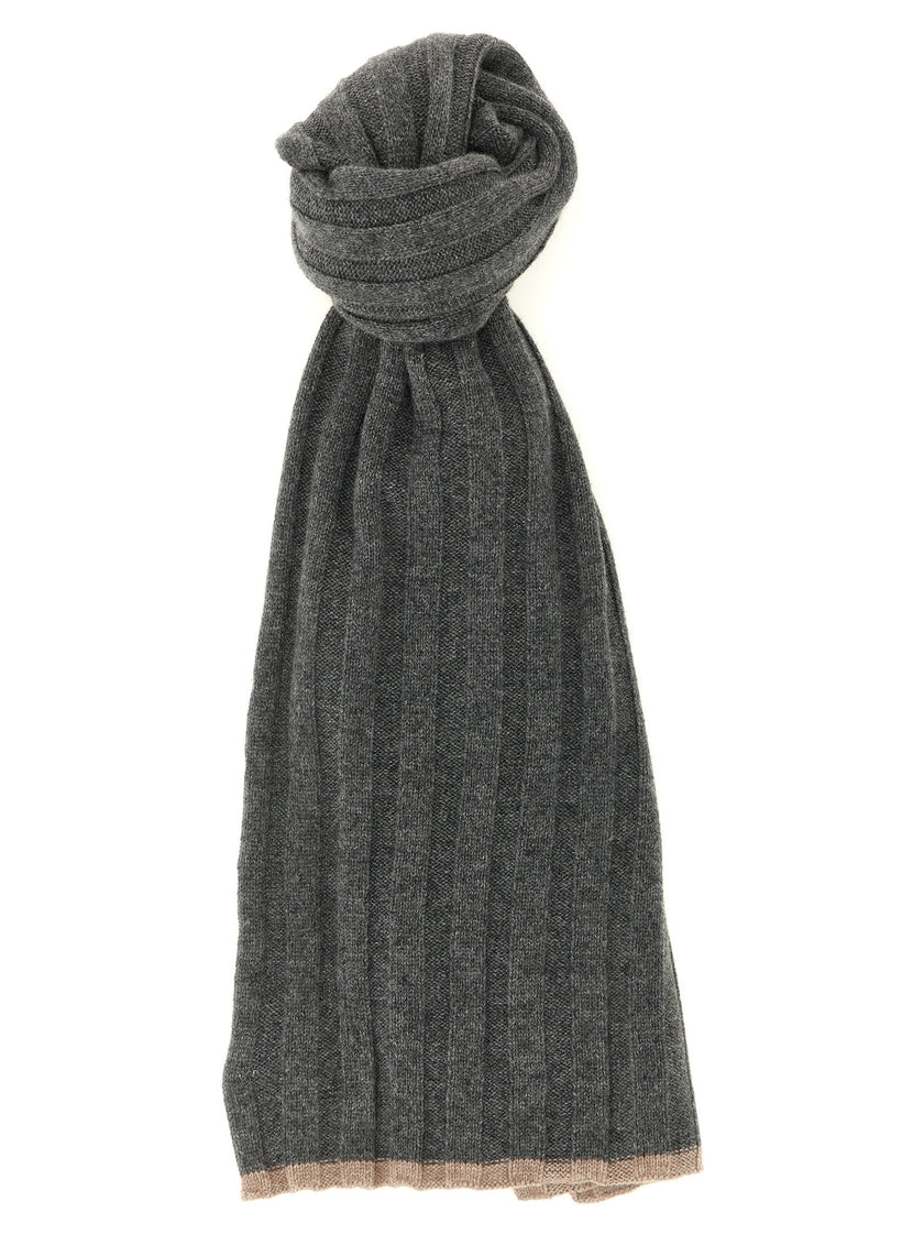 Brunello Cucinelli Grauer Kaschmirschal