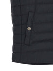 Brunello Cucinelli Ärmellose blaue Jacke aus Polyester