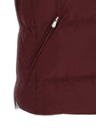 Brunello Cucinelli Ärmellose Jacke in Bordeaux aus Polyester
