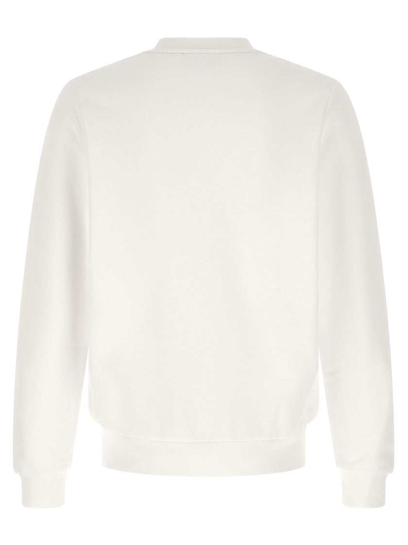 Lacoste Weißes Baumwoll-Sweatshirt
