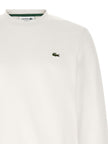 Lacoste Weißes Baumwoll-Sweatshirt