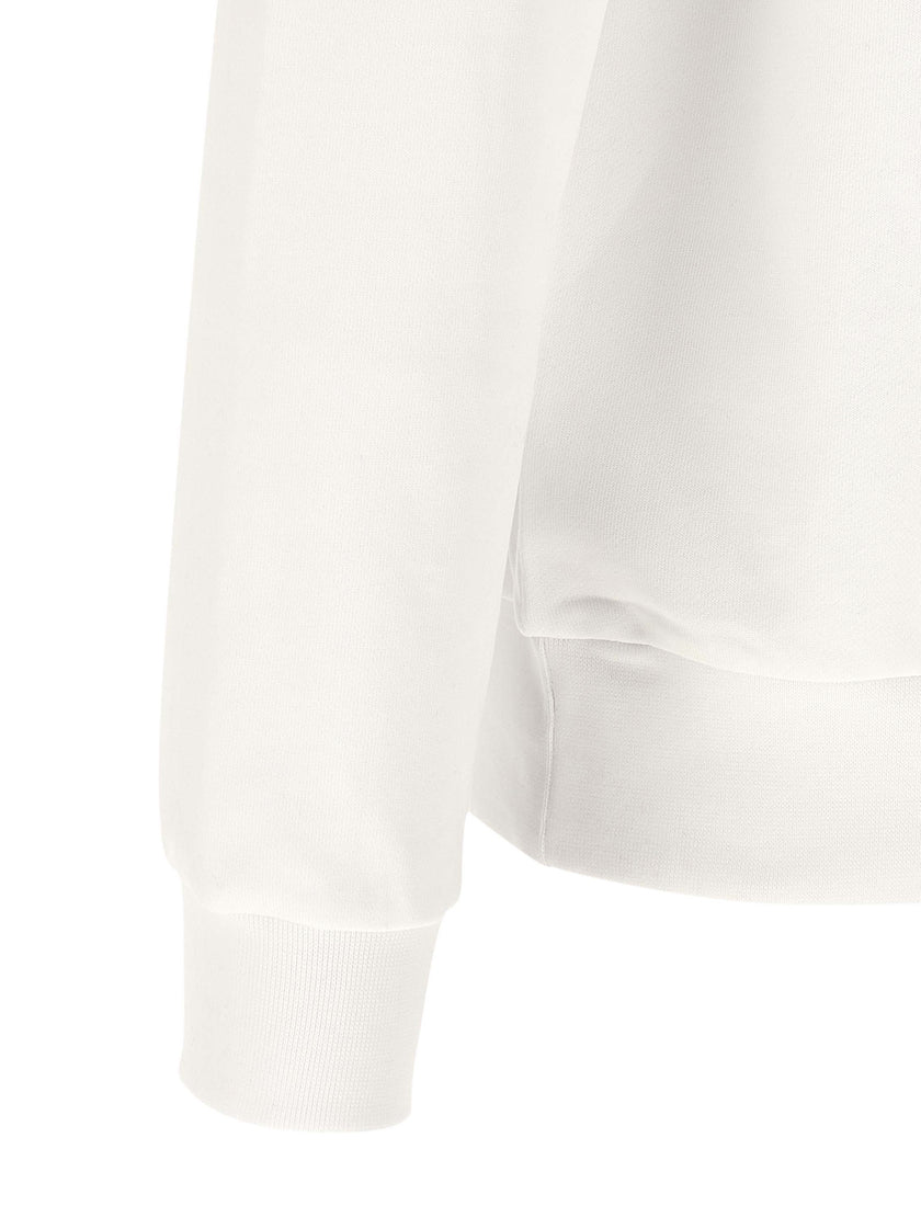 Lacoste Weißes Baumwoll-Sweatshirt