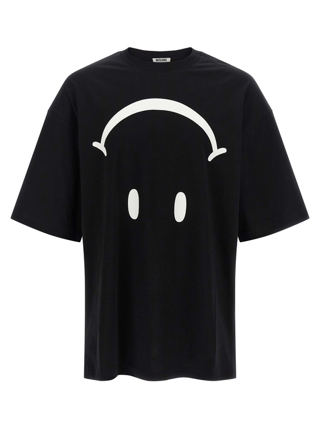 Moschino Bicolor Baumwoll-T-Shirt