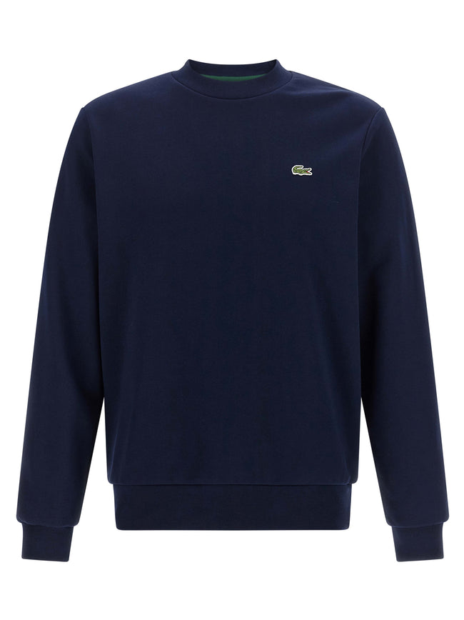 Lacoste Blaues Baumwoll-Sweatshirt