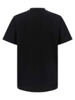 Moschino Schwarzes Baumwoll-T-Shirt
