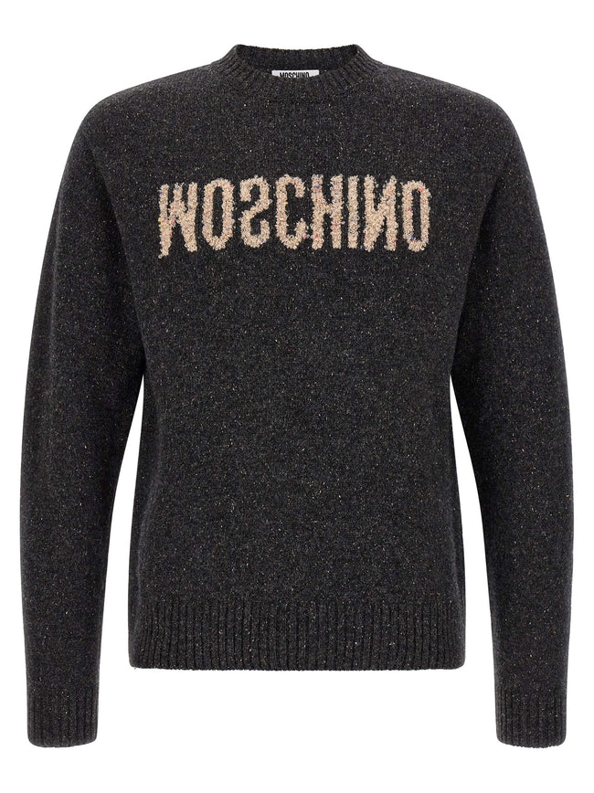 Moschino Grauer Wollcardigan