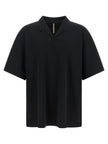 Arc'teryx Veilance Schwarzes Poloshirt aus Polyester
