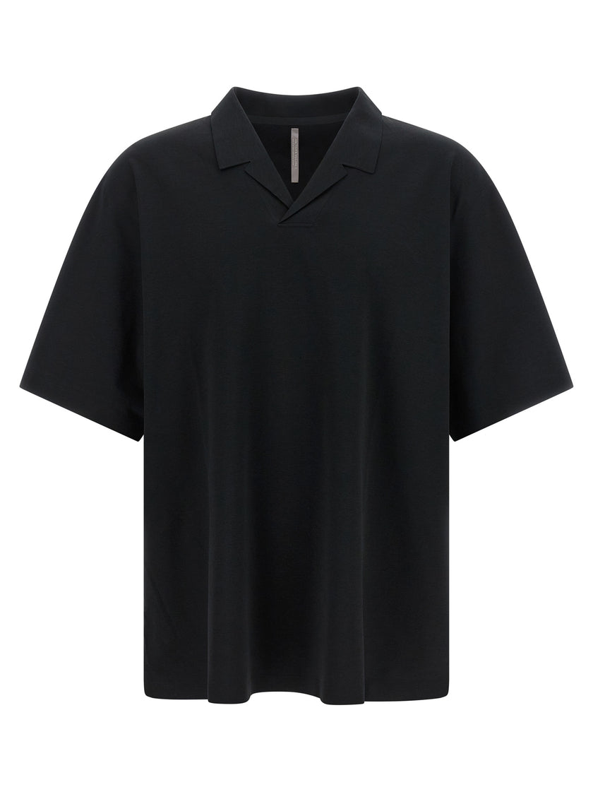 Arc'teryx Veilance Schwarzes Poloshirt aus Polyester
