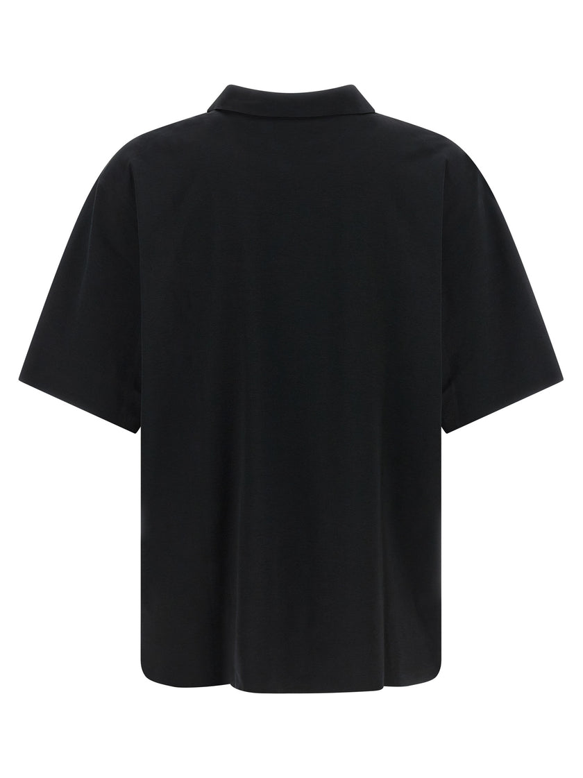 Arc'teryx Veilance Schwarzes Poloshirt aus Polyester