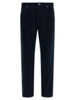 Brunello Cucinelli Blaue Baumwoll-Freizeithose