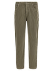 Brunello Cucinelli Zweifarbige Baumwoll-Freizeithose