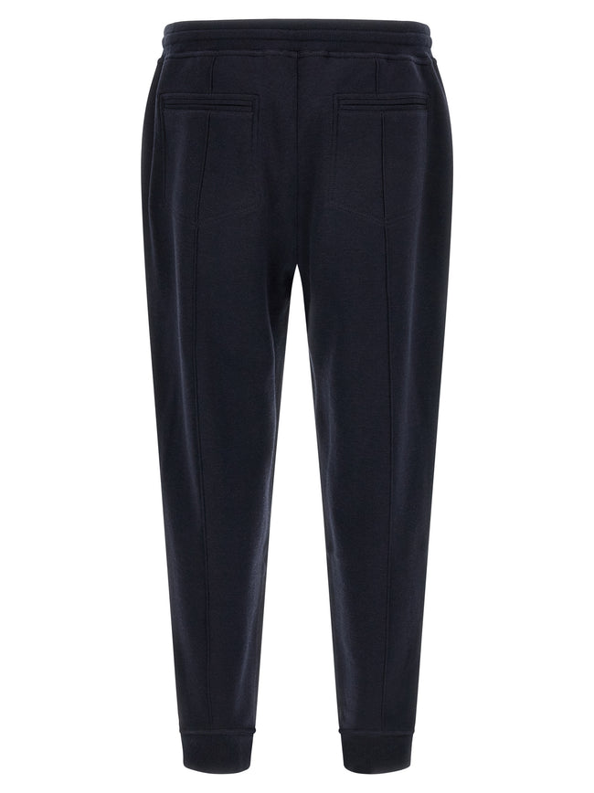 Brunello Cucinelli Blue Cotton Jogger (Sweatpants)