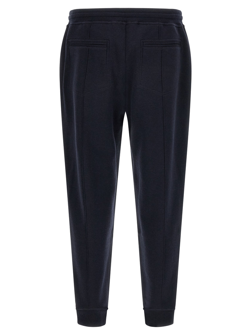 Brunello Cucinelli Blaue Baumwoll-Jogginghose (Trainingshose)