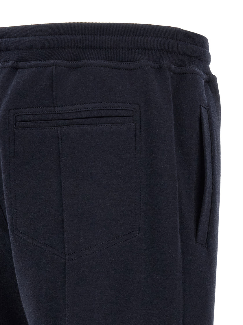 Brunello Cucinelli Blaue Baumwoll-Jogginghose (Trainingshose)