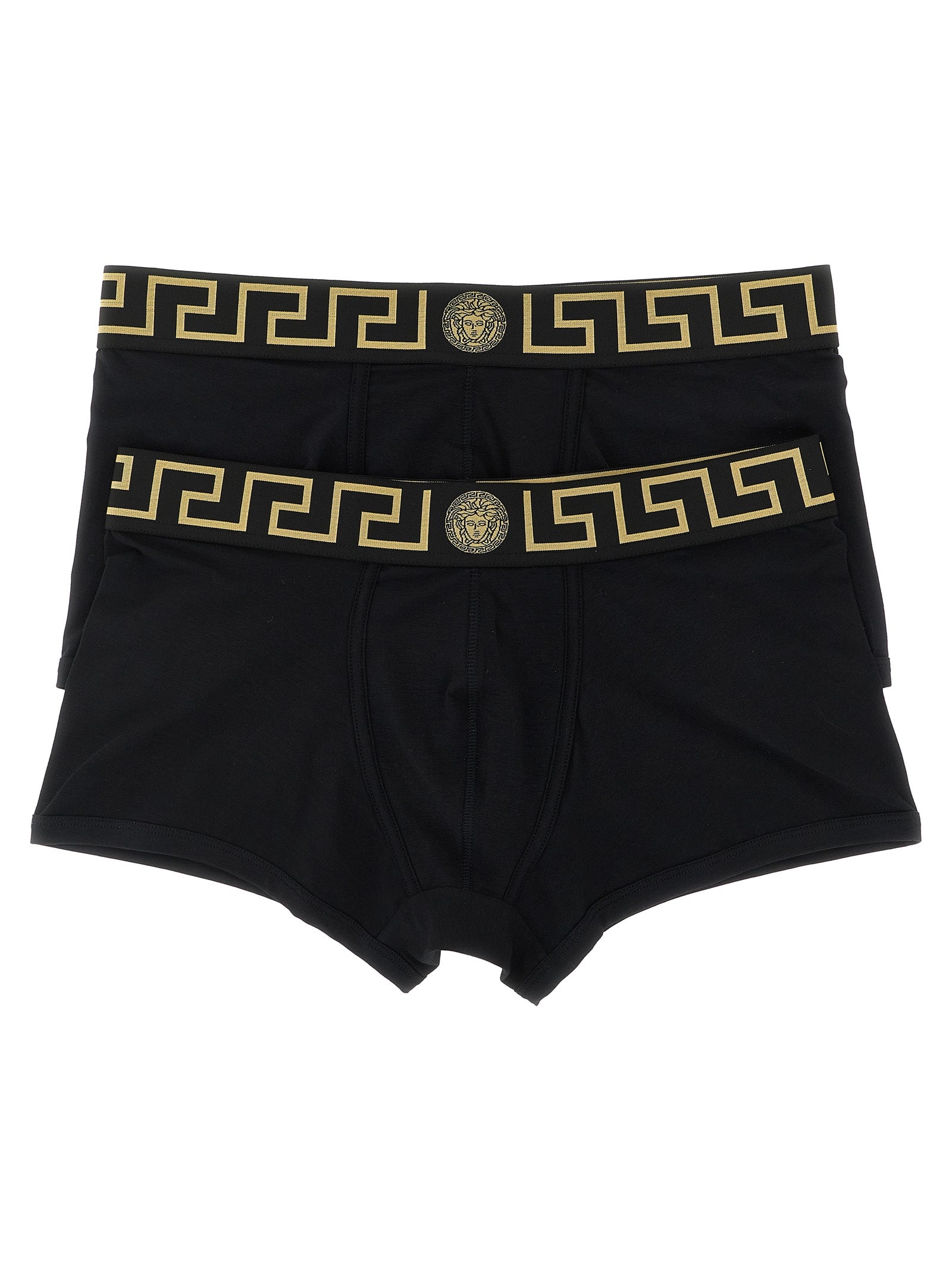 Versace Schwarze Baumwollboxershorts