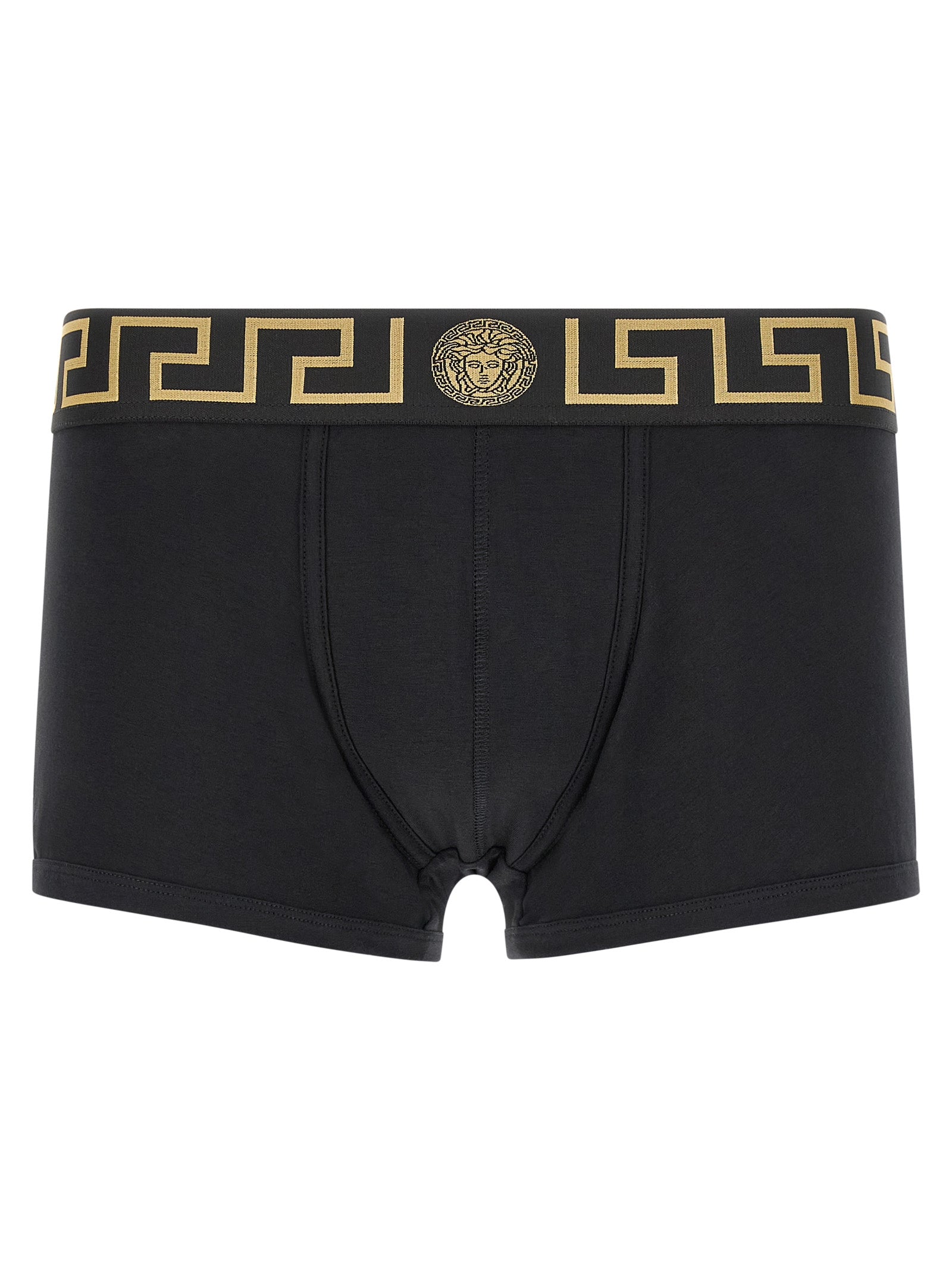 Versace Schwarze Baumwollboxershorts
