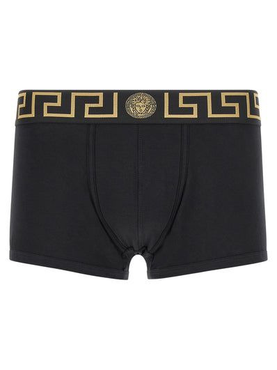 Versace Schwarze Baumwollboxershorts