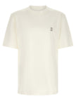 Brunello Cucinelli Weißes Baumwoll-T-Shirt